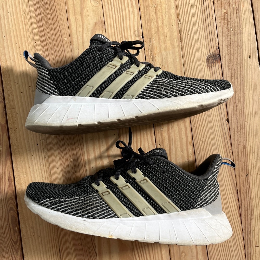 Adidas Questar Ride Mens Running Shoes Black Grey Athletic sneaker Sz 11 casual - Picture 5 of 10